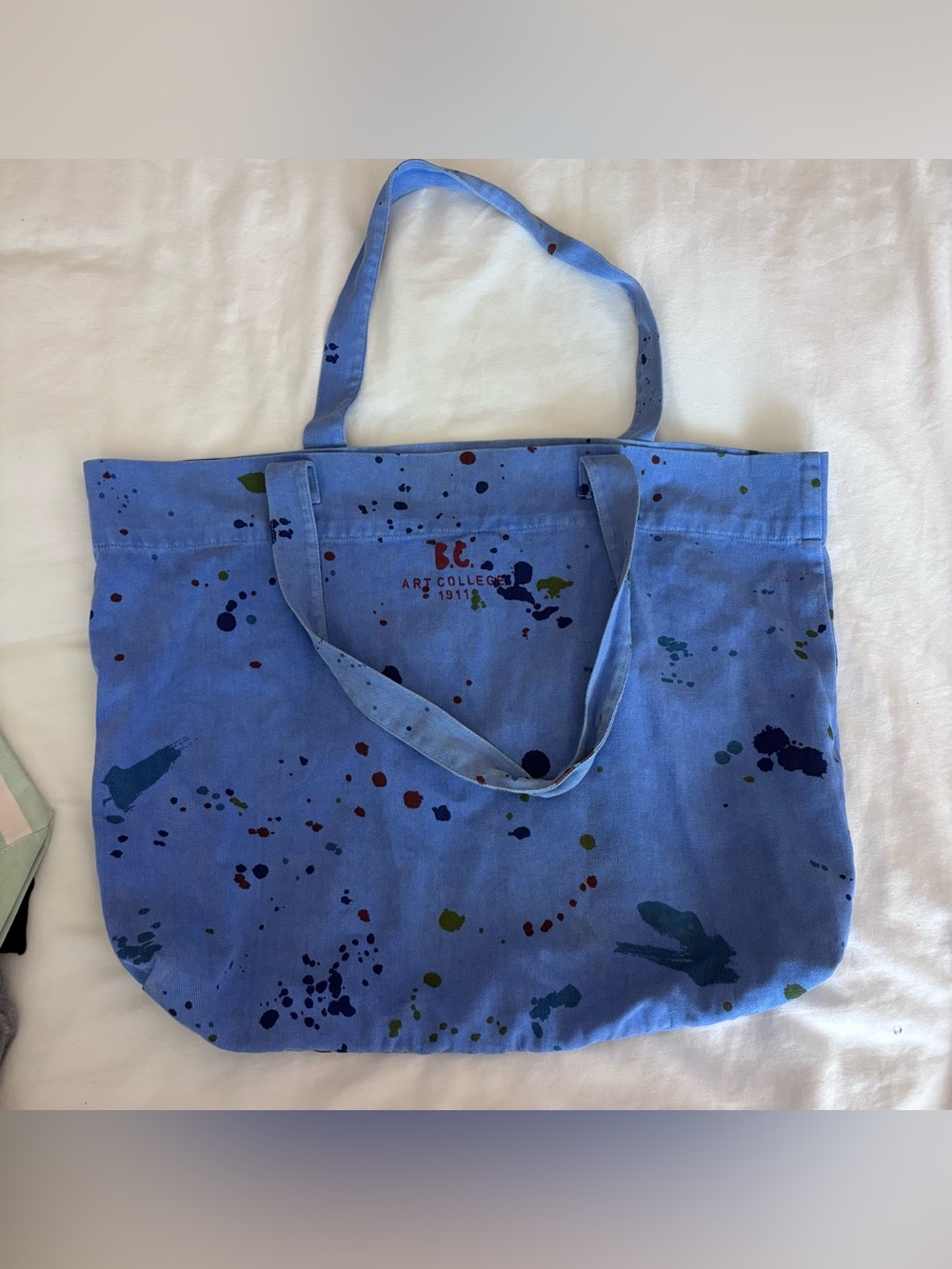 Bobo Choses Art College 1911 Blue Canvas Tote Bag